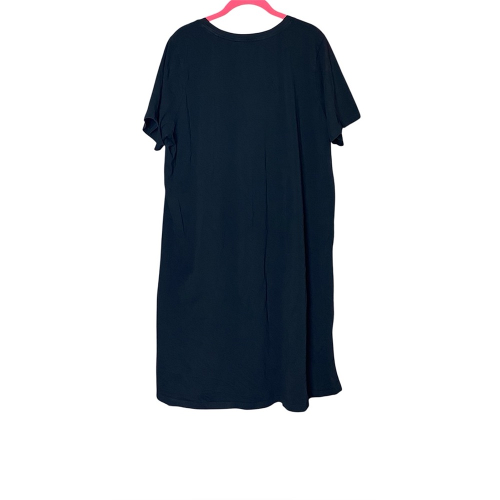 Universal Standard Tesino Jersey Dress Black M 18/20 Minimalist - Picture 2 of 3